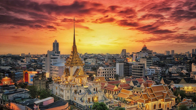 Bangkok, Tailandia, Vietnam y Camboya